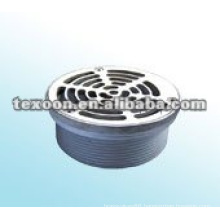 Chrome-plated copper stainless basket strainer for floor